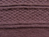 Brown gansey detail